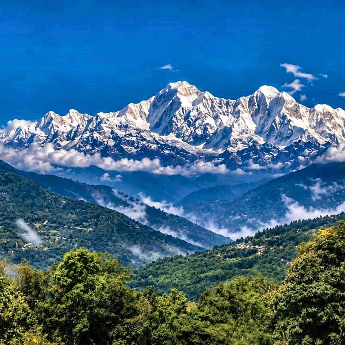 The Kanchenjunga range